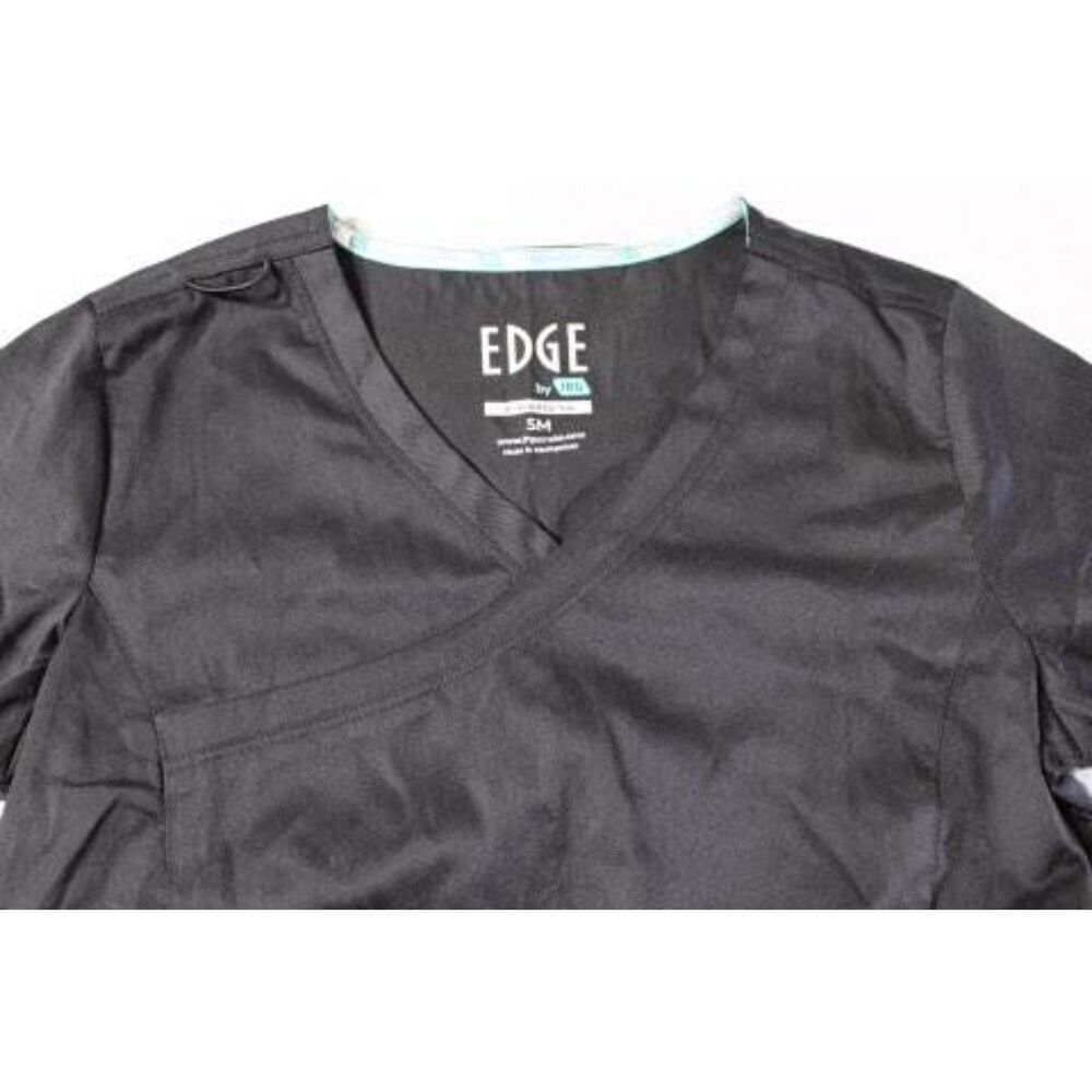 EDGE by IRG black women's scrub top | Size Small - Picture 5 of 9